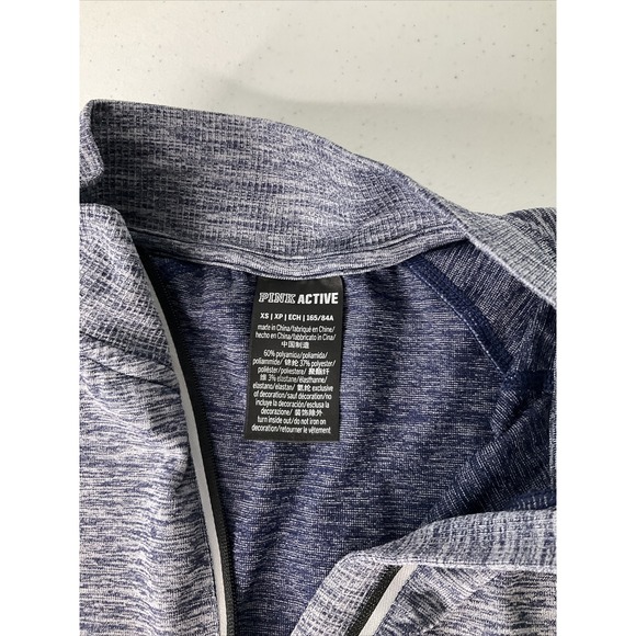 Victorias Secret‎ PINK Active Pullover Seamless Top Athletic Thumb Holes Sz XS - Picture 2 of 8